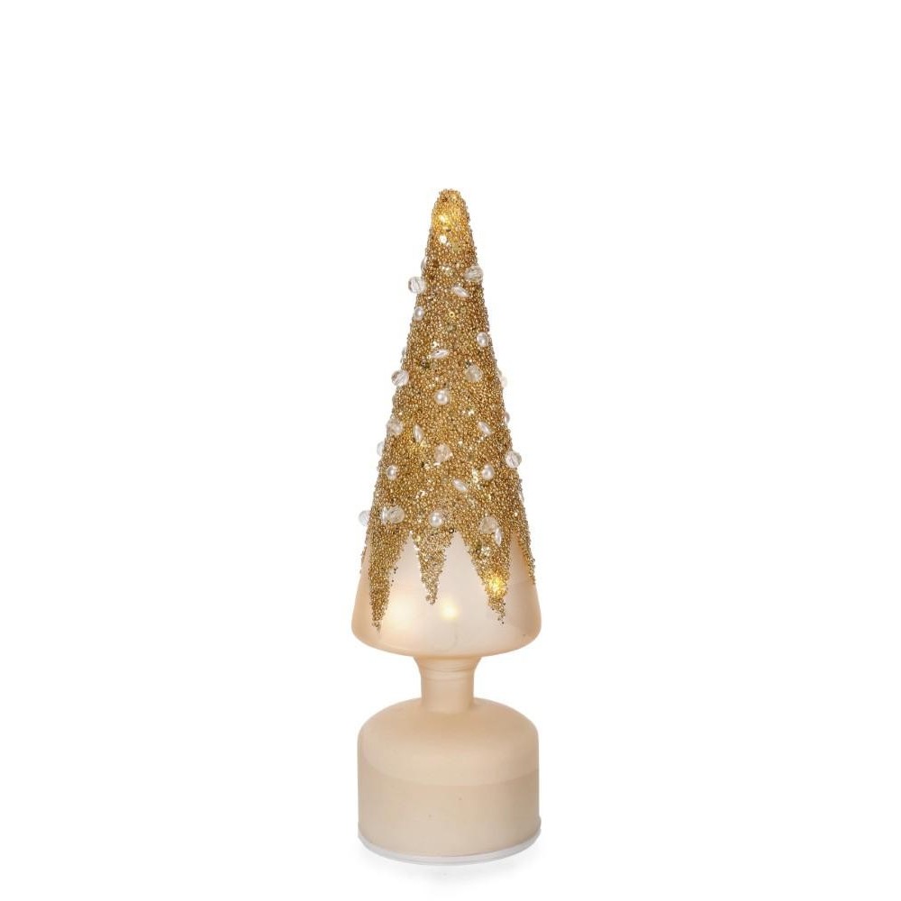 PINO ROTANTE IMPERIAL CHAMPAGNE H.33.5 CON LED